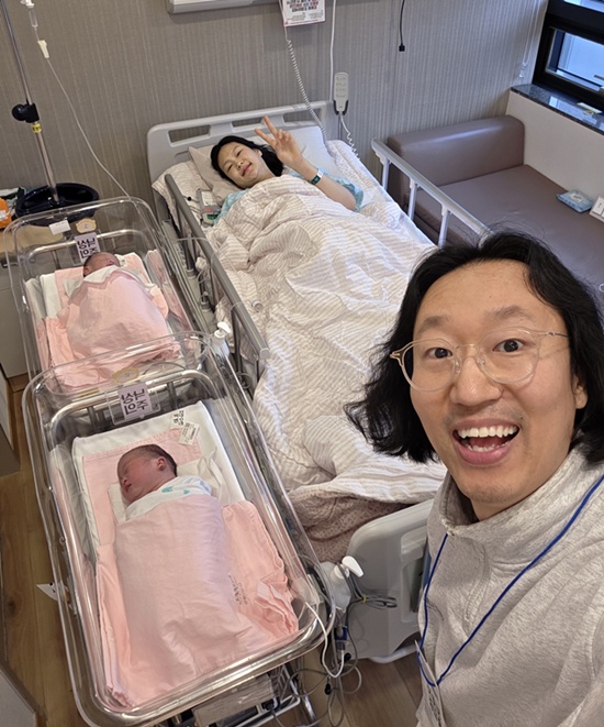 [단독] 김경진♥전수민, 오늘(14일) 쌍둥이 남매 출산 "39주까지 잘 버텨줘 고마워"
