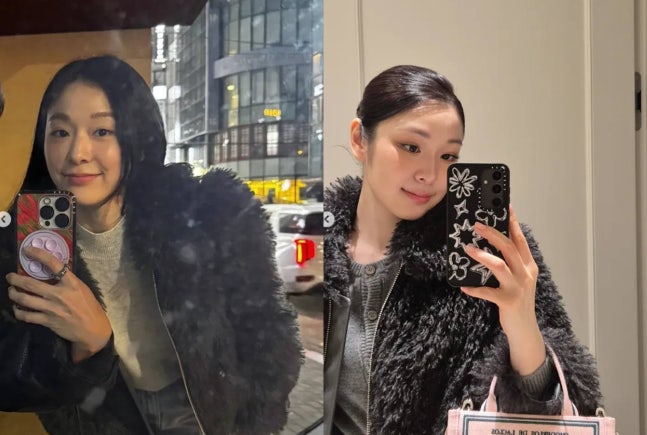 '고우림♥' 김연아, 프사까지 바꿨다…'귀한 사진' 쏟아져, 안경 쓰고 볼 빵빵 반가운 근황 [★해시태그]