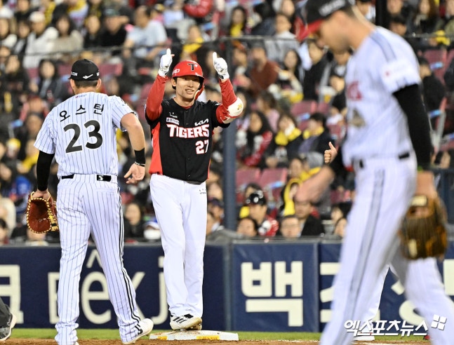 15억 외인도, 김도영도 터졌다...'타순 고민 해결' KIA, 이제 김호령만 깨어나면 된다