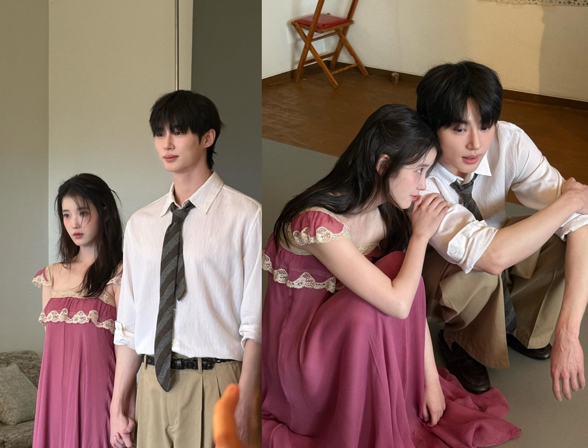 아이유 변우석 비하인드 사진 공개