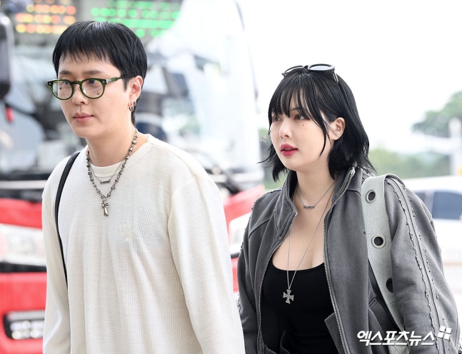 "사랑하는 내 아내♥"…'독립 선언' 용준형, 임신설 시달린 현아에 애정 뚝뚝 [엑's 이슈]