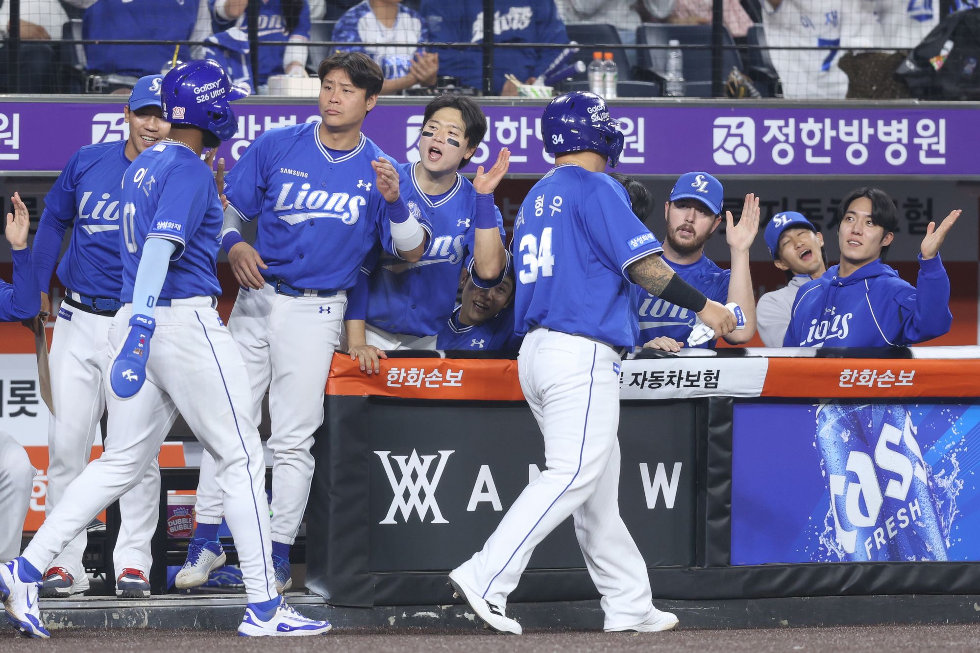 '고맙다 롯데' 삼성, 한화 5연패 몰아 넣고 5연승 질주…LG 제치고 단독 선두 도약 [대전:스코어]