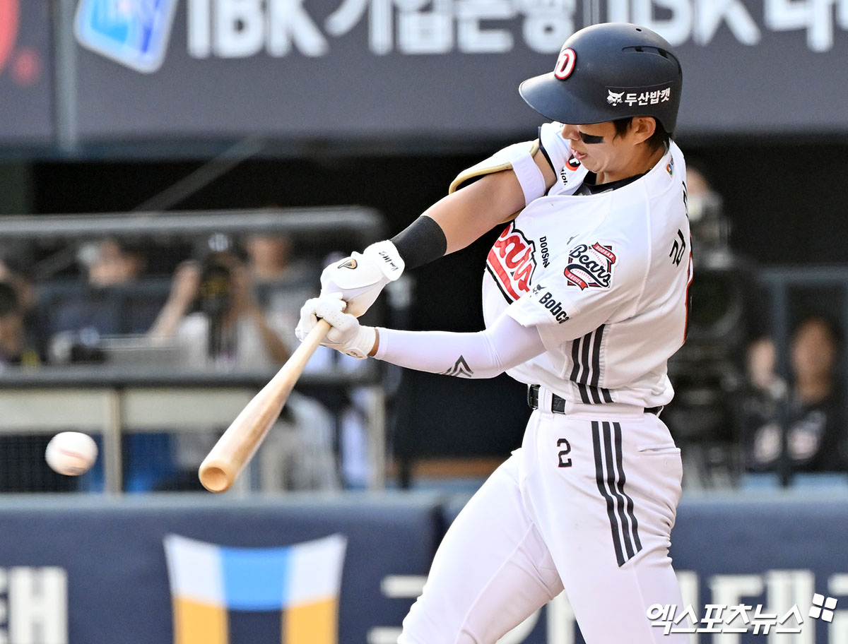 최형우 없는 사자? 무기력하네…두산, 삼성 4-0 격파→김민석 선제 결승타+안재석 쐐기포 [잠실:스코어]