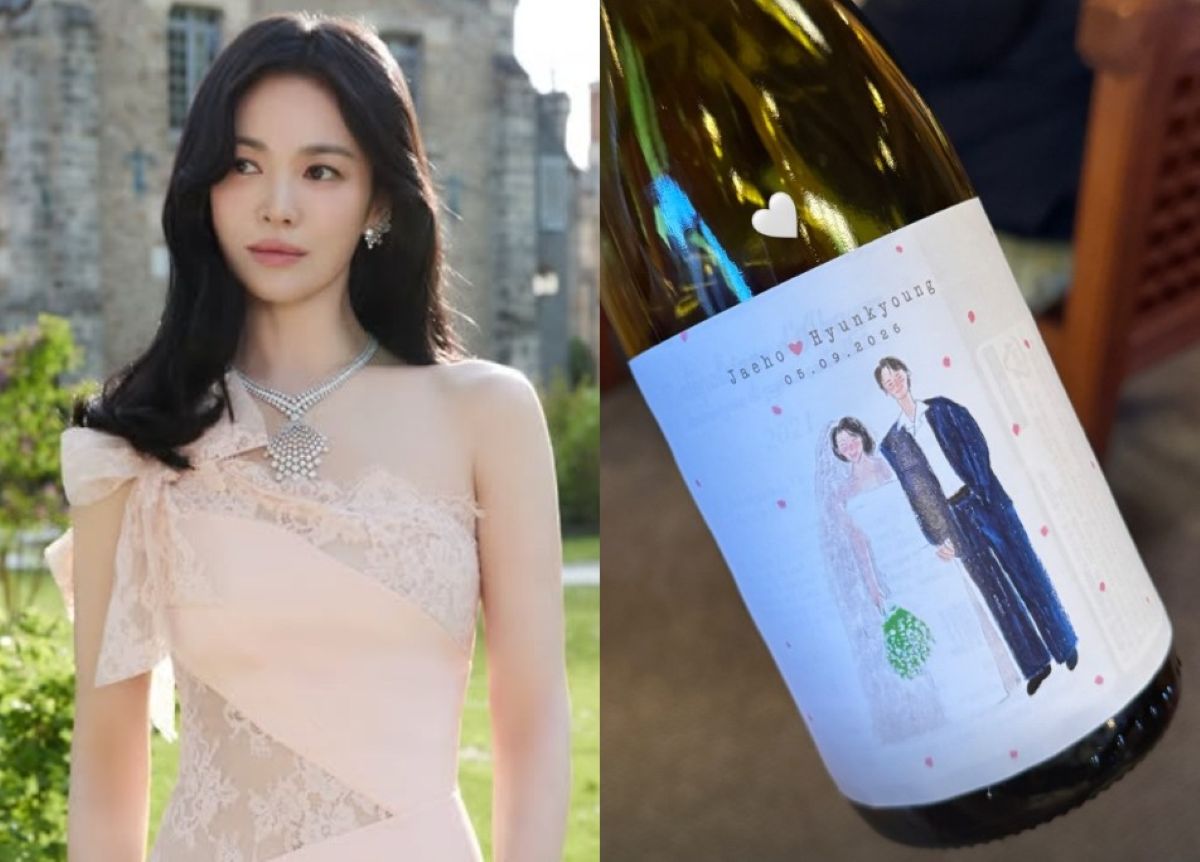 송혜교, 또 의리 지켰다…지인 결혼식 인증샷, 안 보여도 '민폐 하객' [...