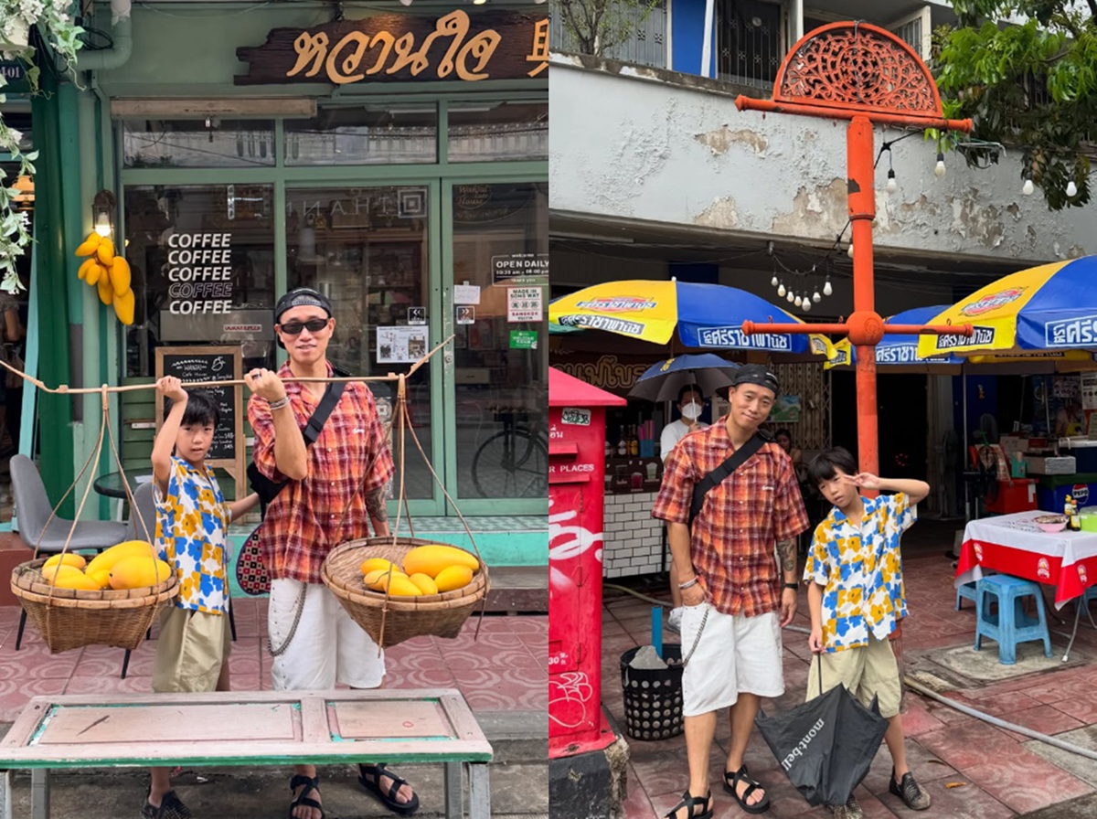 Gary From Leessang Shows Off His Mini-Me Son on Bangkok Dad Trip