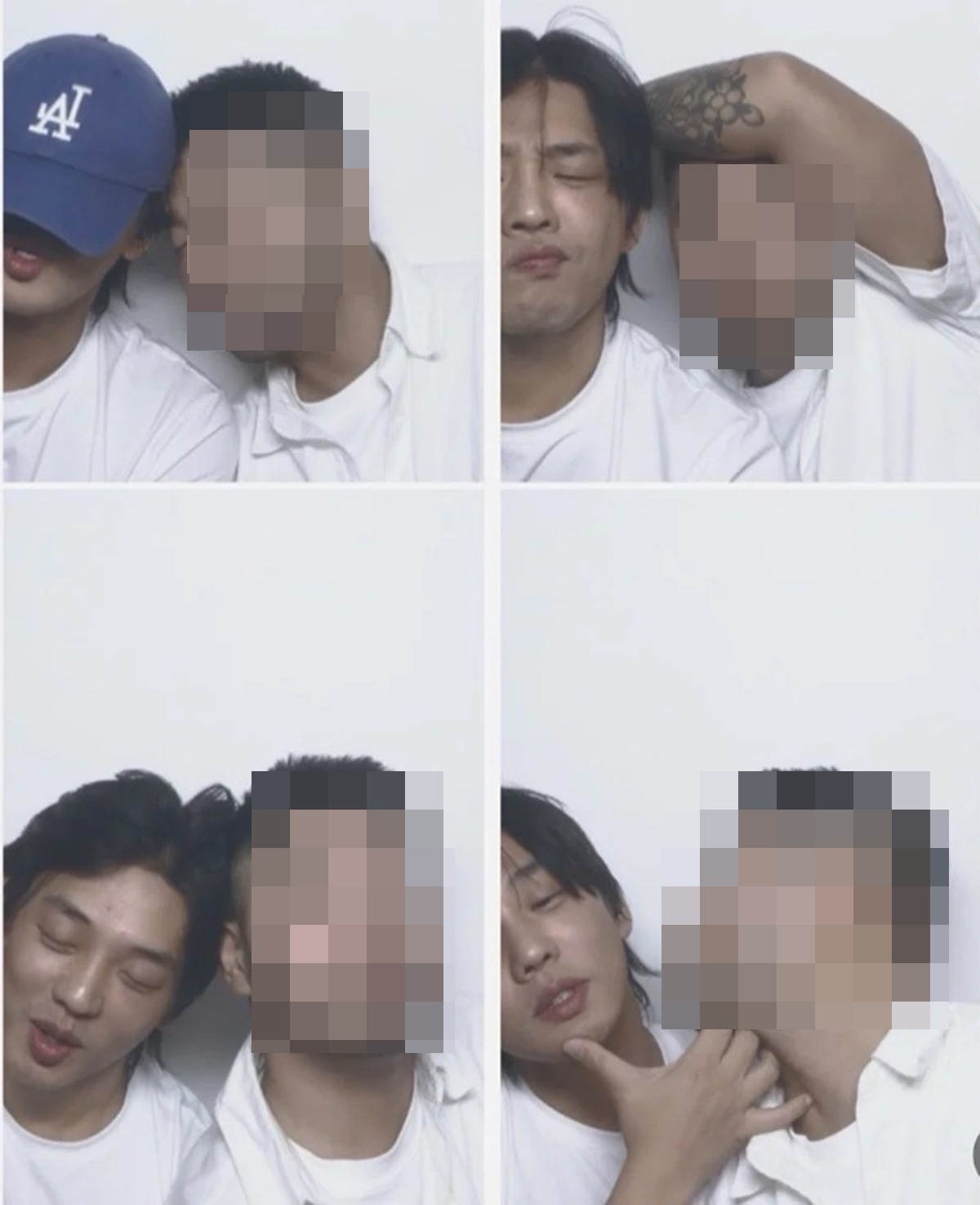 <b>유아인</b>, 자숙 중인데…남성과 대놓고 '<b>볼뽀뽀</b>' 스킨십 화제
