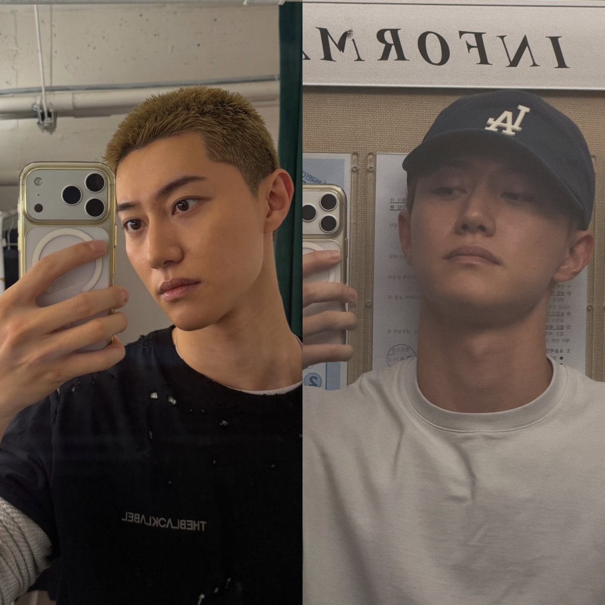 <b>곽동연</b>, 짧은 금발 머리로 <b>입대</b> 인사…"다들 건강하고 행복하길" [해...