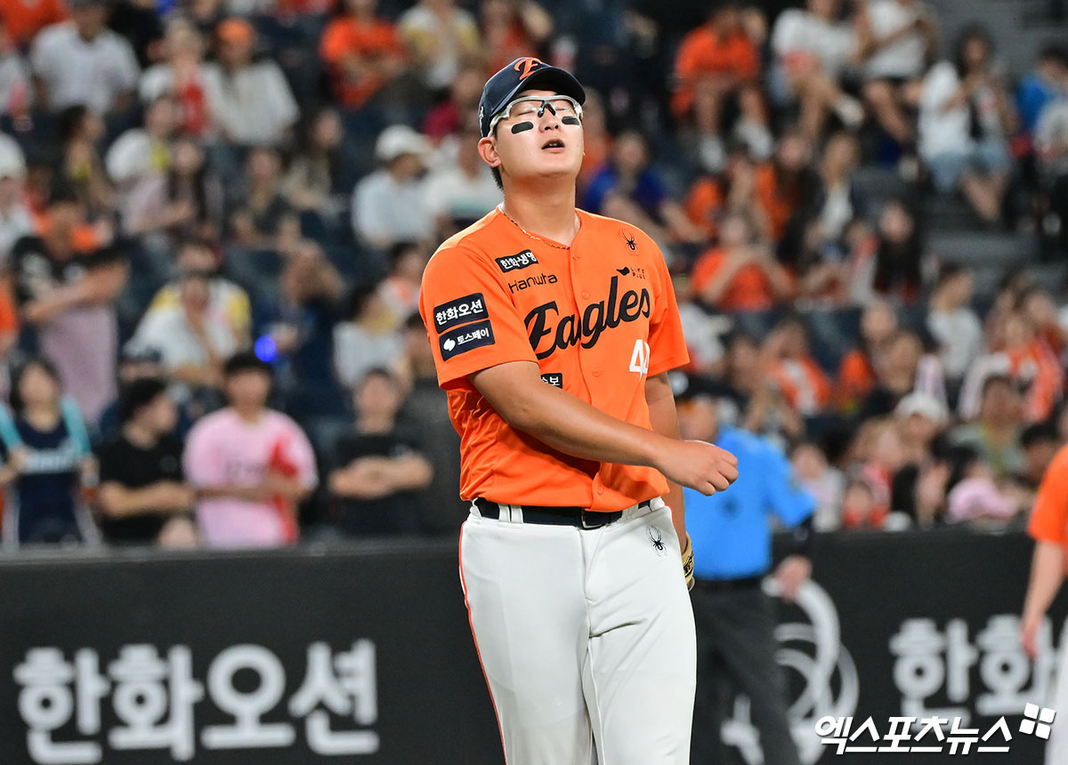 '패패패패패패' 한화 6연패, 김서현 '<b>멀티</b>이닝 투혼'에도 또 졌다…NC 3연...