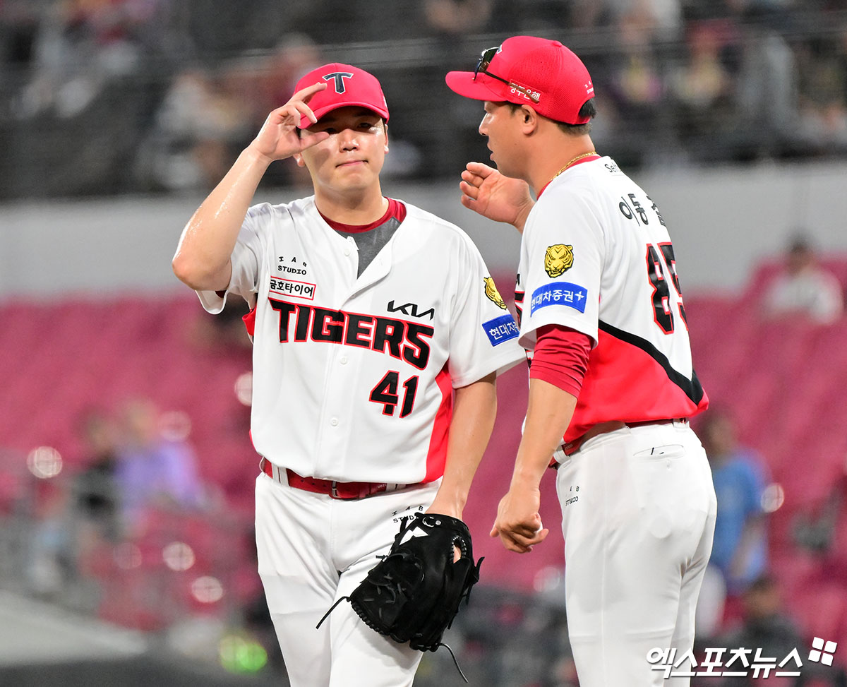 "흔들리면 바로 <b>교체</b>" <b>KIA</b> 빠르게 움직였다…'홈런 2방 허용' <b>황동하</b>, <b>NC</b>...