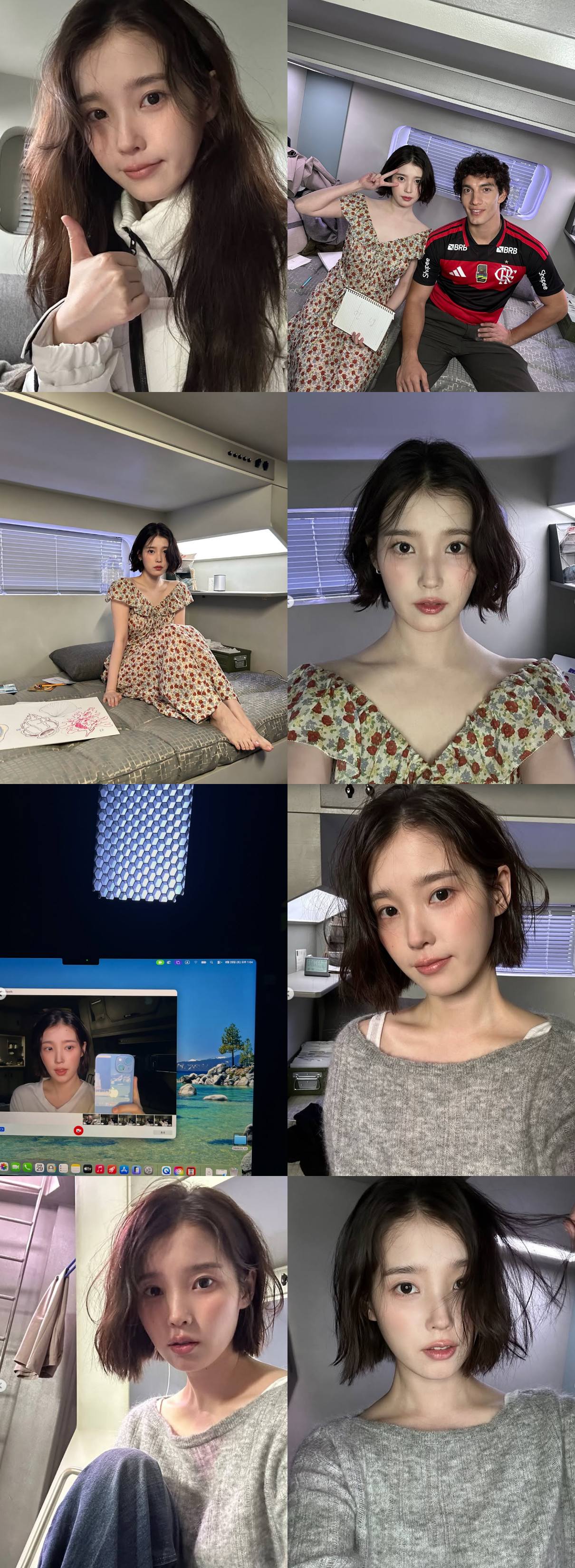 IU Drops MV Shoot Photos for First Single in a Year, and the Bob Is Doing a Lot