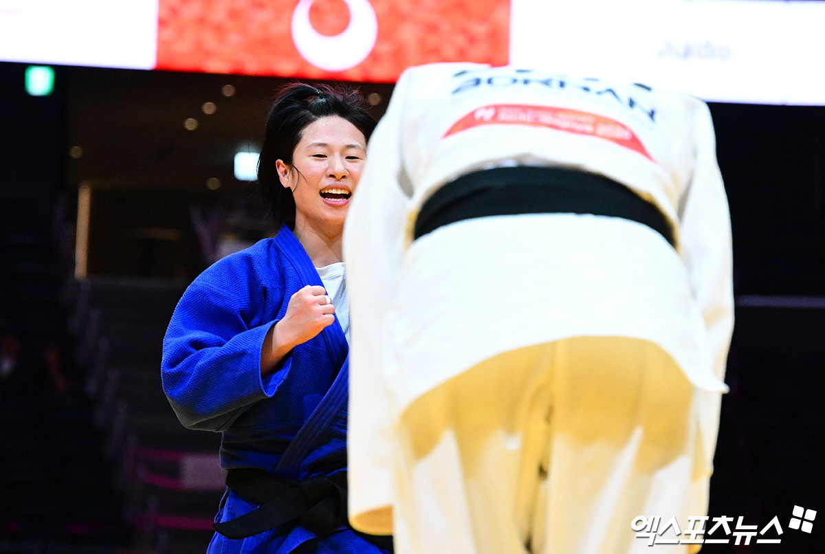 유도 <b>장세윤</b> '일본 꺾고 <b>결승 진출</b>'[포토]