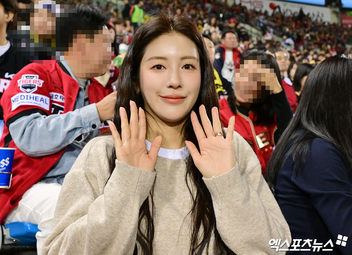 <b>김연정</b> 치어리더 ‘남편 <b>하주석</b> <b>내조</b>왔어요’[포토]