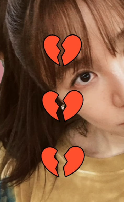 <b>윤은혜</b>, <b>김종국 결혼</b> 발표 후 '깨진 하트' 눈길