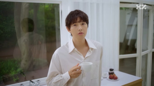 송중기, "'케이티♥'와 아침은 카푸치노 한 잔…가장 행복해"