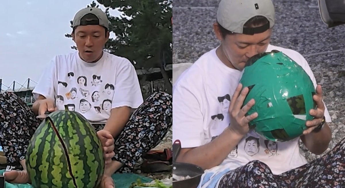 <b>김대호</b>, '위생 논란' 또 터질 판…<b>수박</b>에 <b>청테이프</b> 칭칭 '충격 비주얼' ...