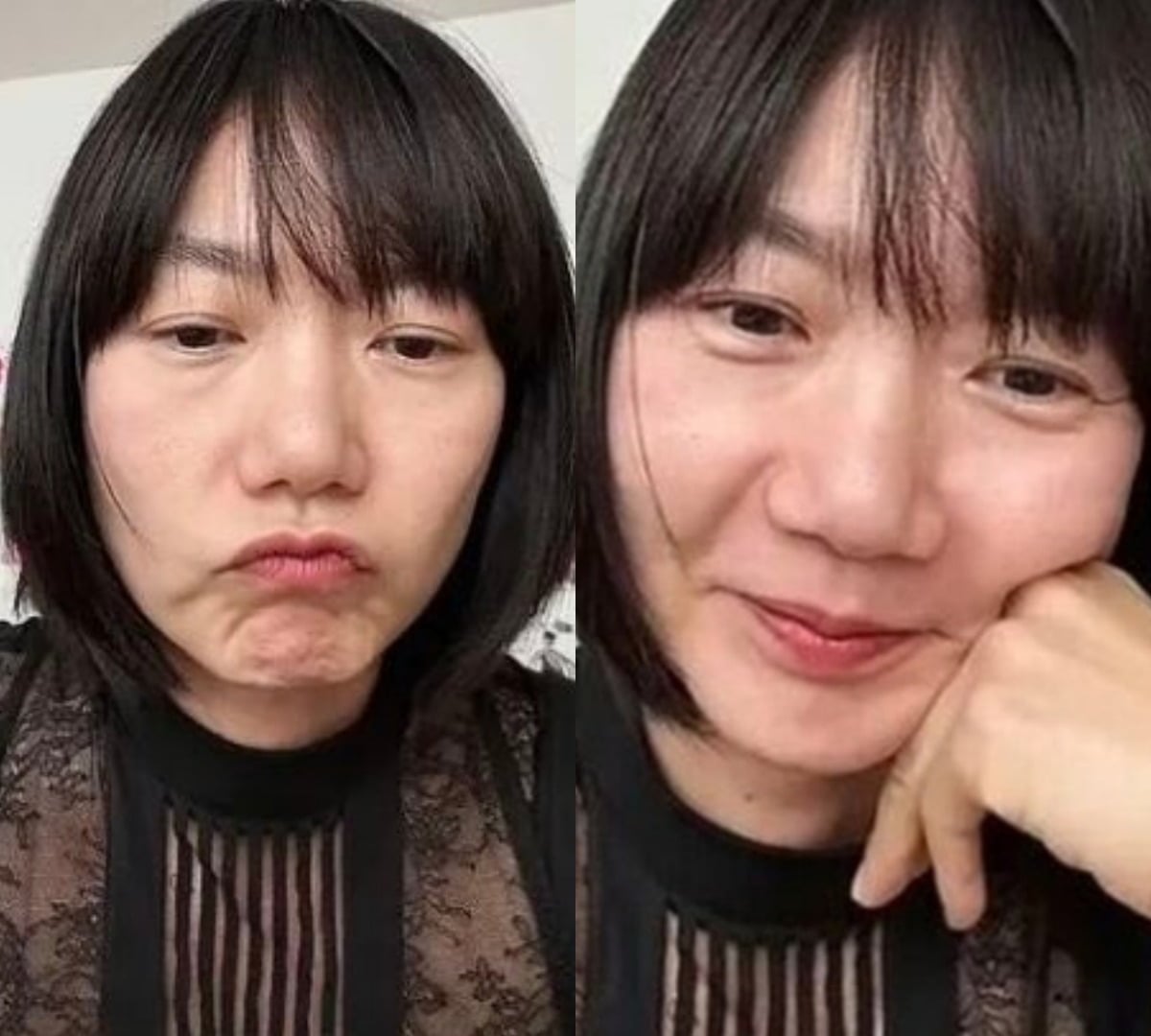 '46세' <b>배두나</b>, <b>급속노화</b>설 불거졌다…"달라보여" 민낯 공개에 엇갈린 ...