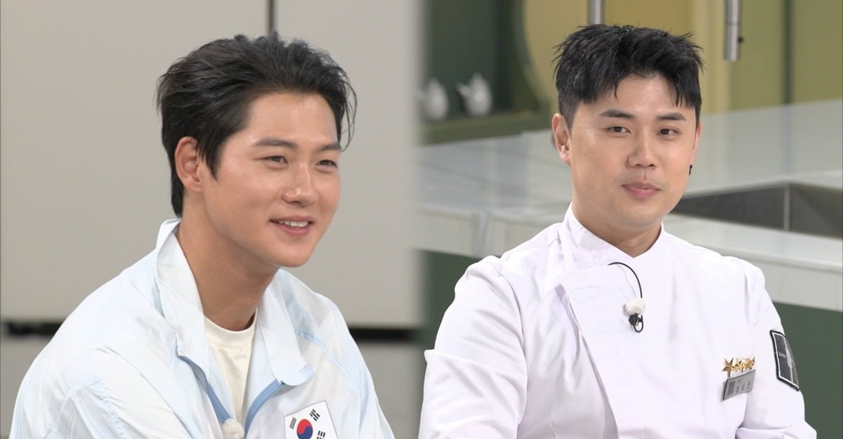 JTBC『冷蔵庫をお願い』でオ・サンウクとクォン・ソンジュンの縁を紹介する写真