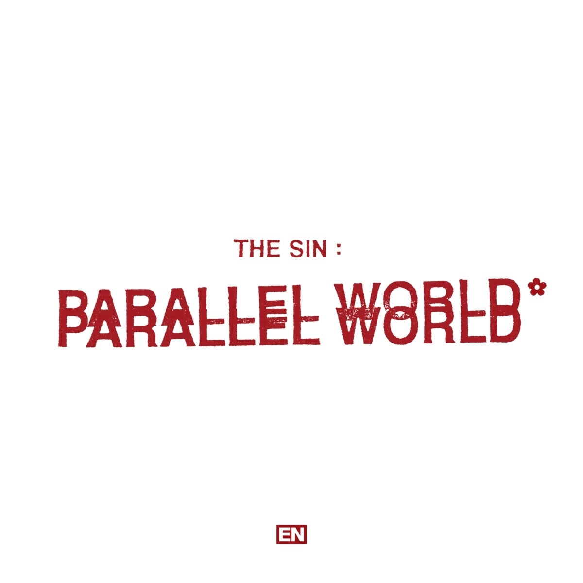 ENHYPENのスピンオフシングル『THE SIN : PARALLEL WORLD』のジャケット
