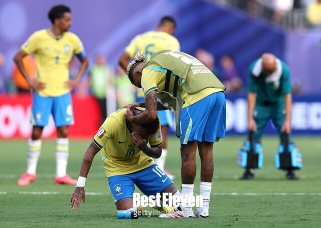 최소 8강 자존심도 망가졌다… '축구왕국' 브라질의 몰락, 28년 무관 확정·유럽팀 상대 6연속 탈락·36년 만의 최악 성적