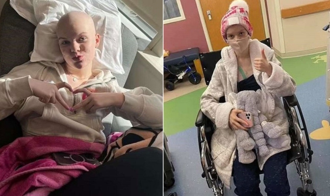 린치 증후군이 있는 미국 소녀 리비는 14세에 대장암 4기 진단을 받았다./사진=데일리메일