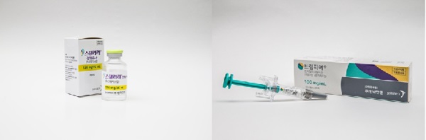 존슨앤드존슨 스텔라라(왼쪽),트렘피어(오른쪽)/사진=한국얀센 제공