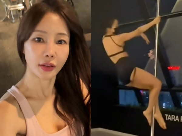 가수 미나(52)가 아픈 몸에도 꾸준히 몸매 관리 중인 근황을 공개했다./사진=미나 인스타그램 캡처 