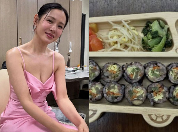 배우 손예진(43)이 자신만의 김밥 레시피를 공개했다./사진=손예진 인스타그램 캡처