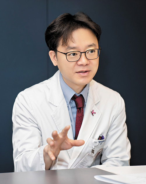 정승필 유방내분비외과 교수./김지아 헬스조선 객원기자