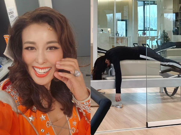 32kg 감량 후 유지 중인 뮤지컬 배우 홍지민(52)이 꾸준히 관리 중인 일상을 공개했다./사진=홍지민 인스타그램 캡처 