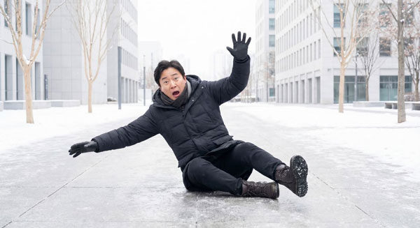 겨울철은 추운 날씨로 몸이 움츠러들고 눈길과 빙판길, 블랙아이스(도로 결빙 현상)까지 낙상사고가 빈번하게 발생하는 계절이다. /사진=클립아트코리아