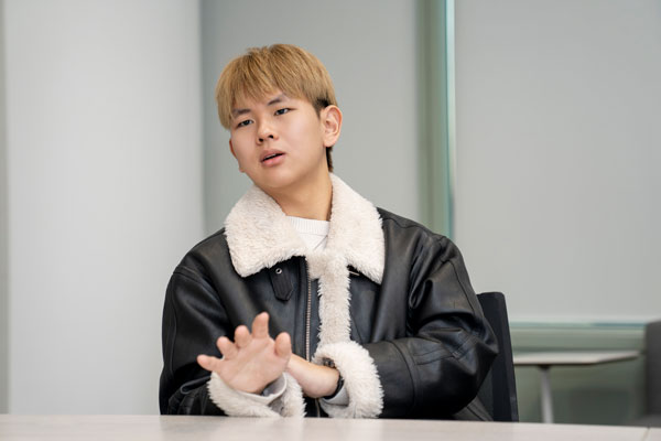 김선우씨가 1형 당뇨병 환자의 생활 속 어려움에 대해 이야기하고 있다./사진=김지아 헬스조선 객원기자