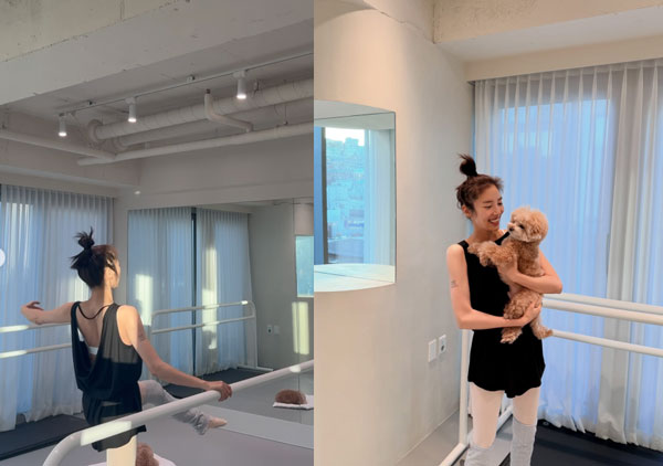 가수 겸 배우 손담비가 발레하는 모습을 공개했다./손담비 인스타그램