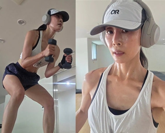50대 문정희 복근 비결은 ‘덤벨’… 집에서 운동하는 방법은?