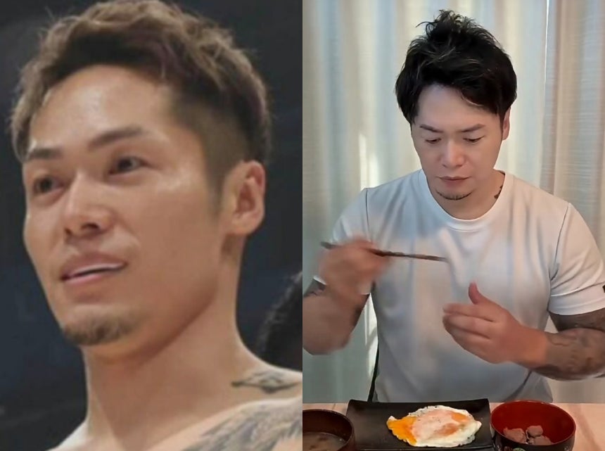 일본 전 프로복서 이이다 마사나리가 8일 만에 9kg을 감량했다고 밝혀 화제다./사진=엔카운트,이이다 SNS 캡처 
