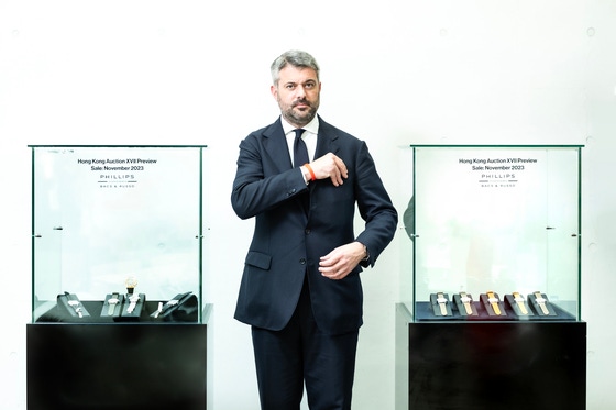 필립스옥션 홍콩지사 아시아 시계부문 최고책임자 토마스 페라치. 박종근 기자