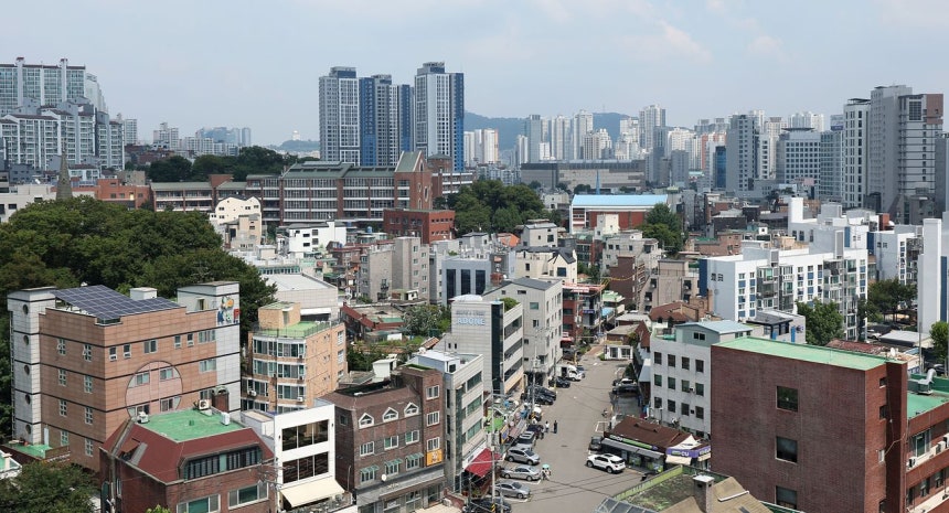 서울의 한 다세대 주택 밀집 지역.[뉴시스]