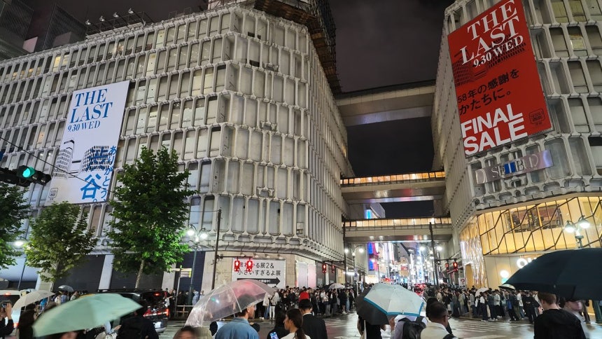 지난 9월 30일 58년 만에 폐점한 도쿄 시부야의 세이부 백화점.한때 '패션의 세이부'로 불리며 전성기를 누렸지만 최근 매출이 400억 엔대로 급감하며 결국 문을 닫았다.유성운 도쿄 특파원