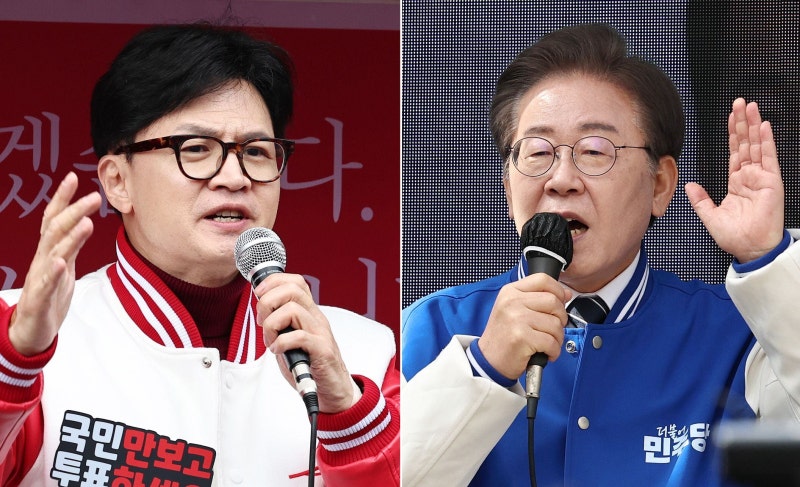 ‘총선 D-9′ 한동훈은 PK서 이재명은 <b>인천</b>서 유세