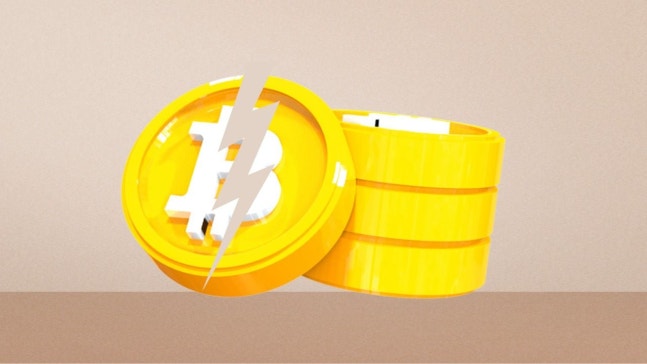 Bitcoin illustration.