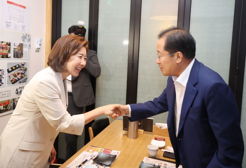 <b>나경원</b> “<b>홍준표</b>, 제가 당 맡는 게 바람직하다고 해”