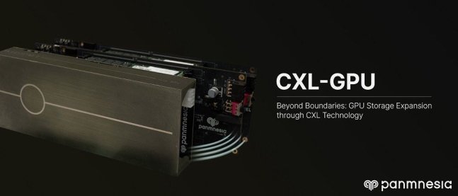 정명수 한국과학기술원(KAIST) 전기및전자공학부 교수 연구팀이 설계하고, 국내 반도체 팹리스 스타트업 파네시아가 제작한 CXL-GPU./KAIST