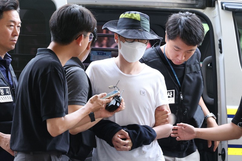 '<b>일본도</b> 살인' 피의자 "피해자에게 미안한 마음 없어"