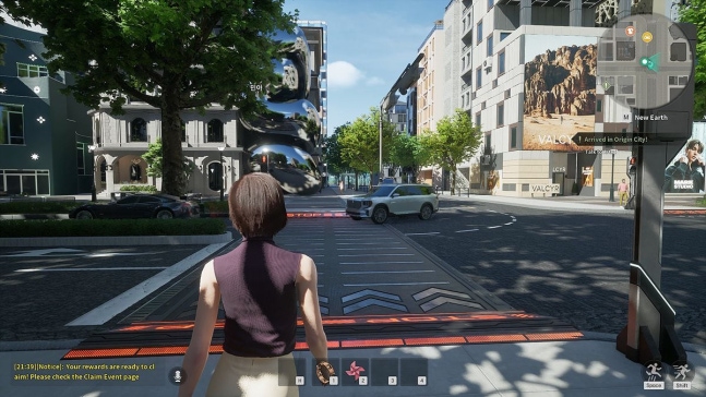 칼리버스 플레이 화면./롯데이노베이트 제공