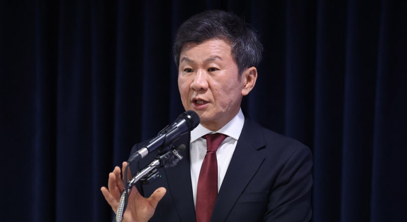 <b>정몽규</b> ‘<b>4선</b> 도전’ <b>공약</b> 내놔… “아시안컵·여자월드컵 유치”