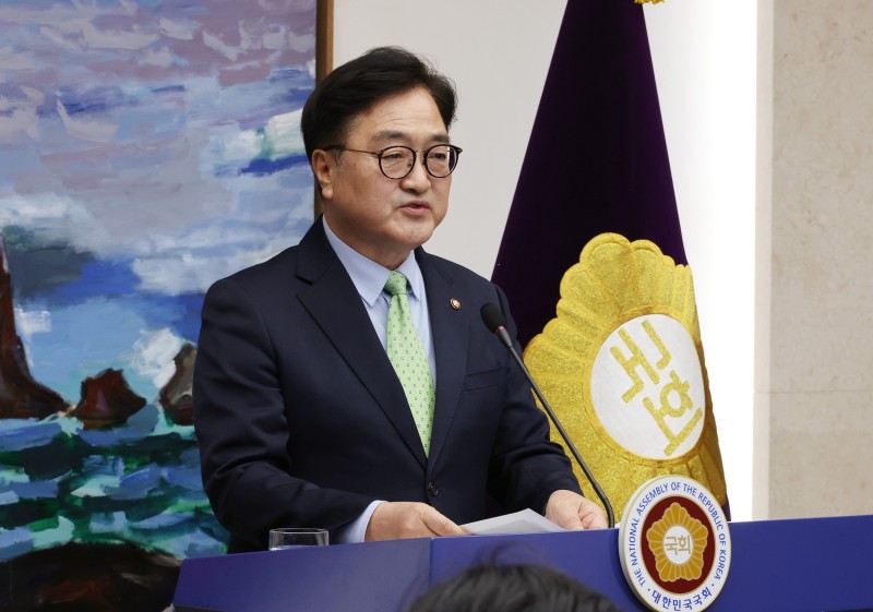 <b>우원식</b> “최상목, <b>마은혁</b> 즉시 <b>임명</b>해야… 국가 근간 훼손”