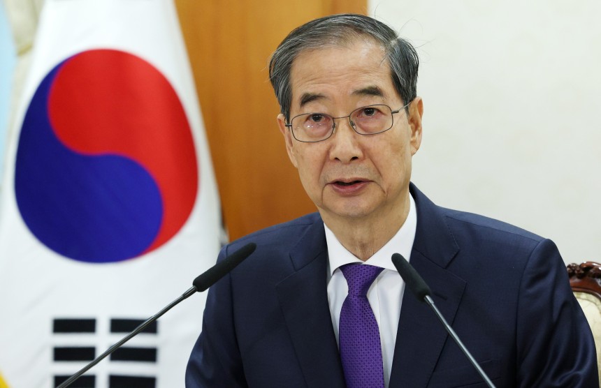 한덕수 대통령 권한대행 국무총리 /연합뉴스