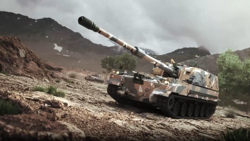 한화에어로스페이스의 K9 자주포(Self Propelled Howitzer)./한화에어로스페이스 제공