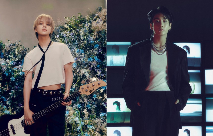 그룹 방탄소년단(BTS)의 멤버 지민(왼쪽)과 정국. /연합뉴스 갈무리