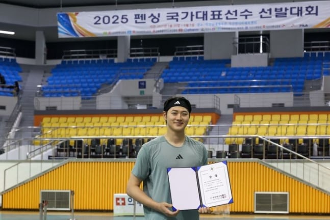 2025 펜싱 국가대표선수 선발대회서 우승을 차지한 오상욱./대한펜싱협회 제공