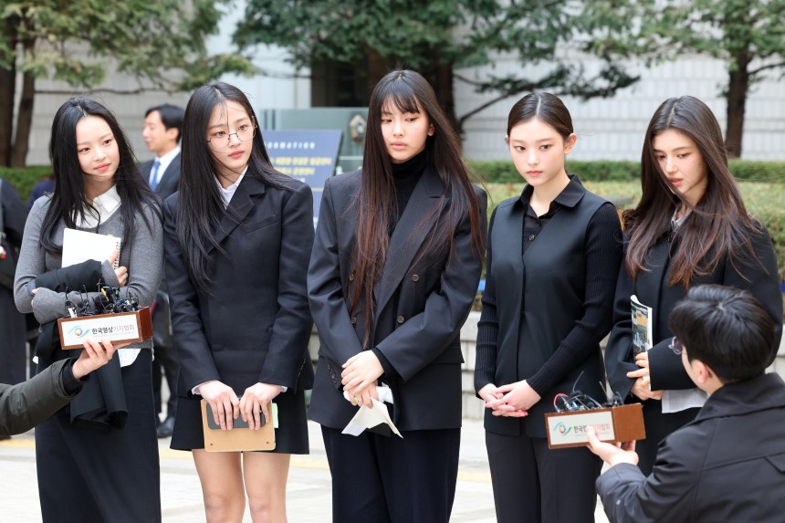 그룹 뉴진스(왼쪽부터 하니, 민지, 혜인, 해린, 다니엘). /뉴스1 